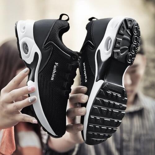 High Quality Plus Size Air Cushion Running Shoes Male Sneakers Flexible Shoes For Women Running Shoes Fashion Paltform Sneakers