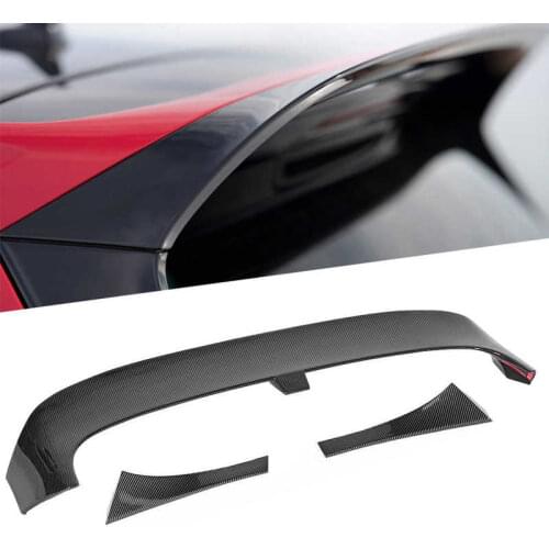Carbon Fiber Look for Clubsport Style Rear Roof Spoiler Fit for VW MK7/MK7.5 GTD R 2013 2014 2015 2016 2017 2018 2019 2020