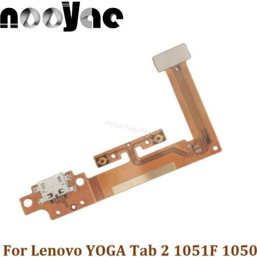 1051F Charging Port For Lenovo Yoga Tablet 2 1050 1050F USB Charger Port Connector Flex Cable Replacement +Tracking