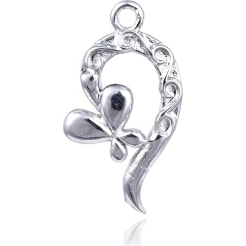 1PCS/Mixed batch Fashion creative diy jewelry accessories small pendant craft material necklace pendant plating rose gold