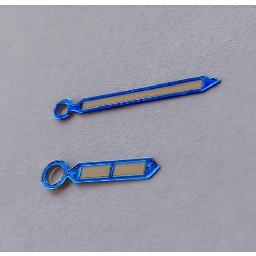 Watch accessories Watch parts copper material blue Watch hand Green luminous Hour hand minute hand no second hand