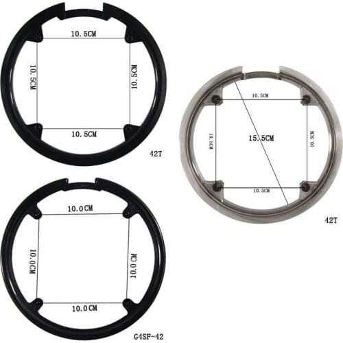 Free Shipping Bicycle Crankset 42T Chainring Protection Disc Cover 10/10.5cm MTB Mountain Bike Chainwheel Accessories