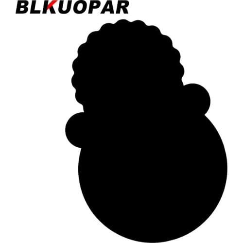 BLKUOPAR for Curly Boy Car Stickers Fashion Sunscreen Decals Bumper JTR Accessoires Windshield Waterproof JDM Vinyl Car Wrap