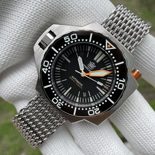 STEELDIVE 1969 Undefined Automatic Watch Men 2020 NH35 Sapphire Mechanical Wristwatch For Man Steel Diver Watch 1200m Waterproof