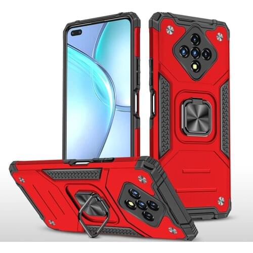 Capa for Infinix Zero 8 Case for Infinix Hot 9 10 Play Not 7 Lite Magnetic Car Holder Armor Case for Infinix Smart 4 Back Fundas