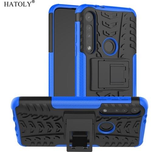 For Motorola Moto One Macro Case Cover Anti-knock Heavy Duty Armor Cover Moto One Macro Phone Bumper Case For Motorola One Macro