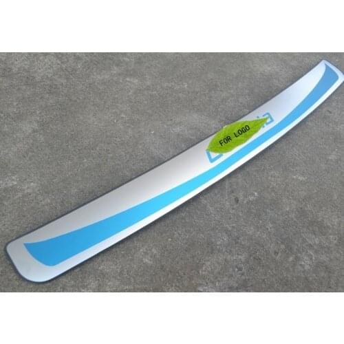 For Skoda Octavia 2014 2015 2016 2017 2018 Stainless steel A7 Rear Trunk Bumper Protector Scuff Rear plate Rear door sill