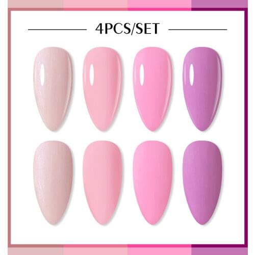 Clou Beaute 4 pcs/set Nail Gel 15ML Can Be Freely Matched Color Nail Kit For Manicure Vernis Semi Permanent UV Gellak Nail Kit