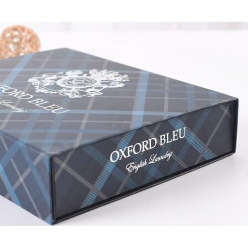 Custom high quality cardboard paper box drawer boxes print logo flat folding packaging wallet gift boxes ---XP1056