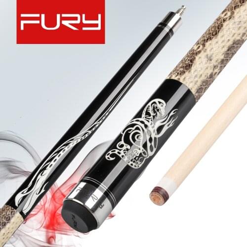 FURY LE Billiard Pool Cue Maple Shaft KT/HT 11.75/12.75mm Tip Cue Professional Quick Joint Snakeskin Grip Stick With Case