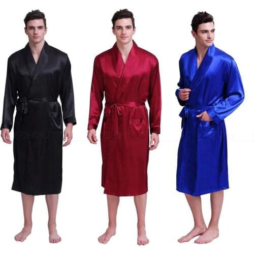 Белые мужские халаты LONXU China At AliExpress