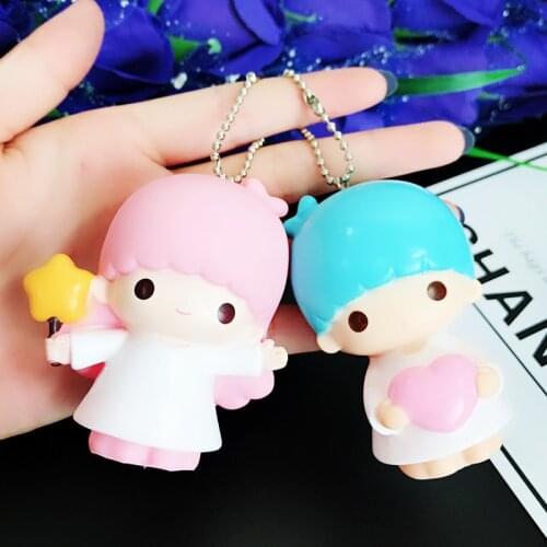 Cute Cartoon Angel Baby Keychain Men And Women Bag Key Chain Ring Car Bag Keyring Pendant Accessions Gift