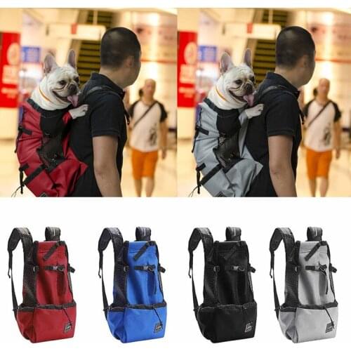 Outdoor Pet Dog Carrier Bag for Small Medium Large Dogs Corgi Bulldog Backpack Riding Hiking Travel Backpack