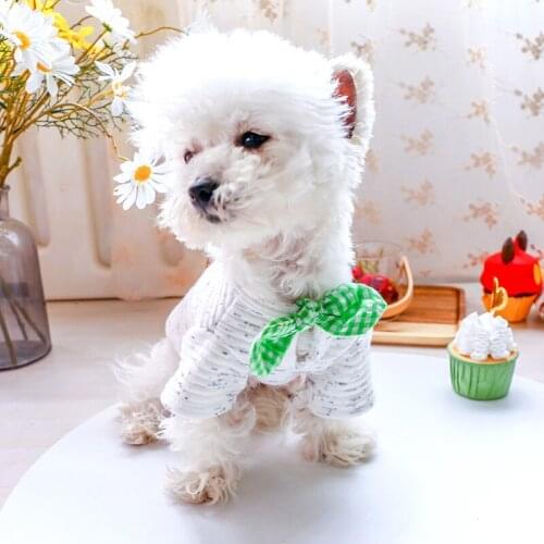 PETCIRCLE Dog Clothes Bow Tie Baby Shirt Jacket For Small Dog Puppy Pet Cat All Season Pet Cute Costume Pet Cloth Dog Coat Vest