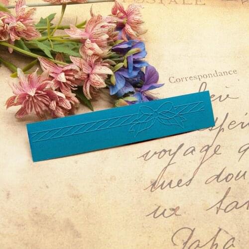 15x3cm plastic bow craft card making paper card album wedding decoration clip Embossing folders