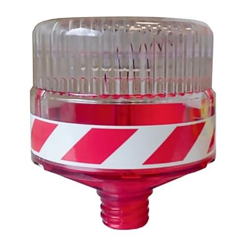 Wink Traffic Solar Stimulating Flasher Lamp Red