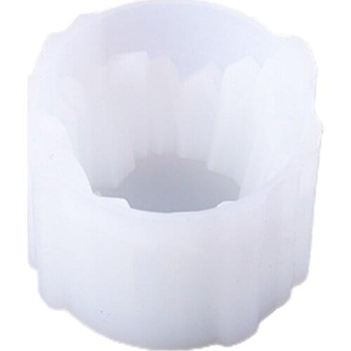 Crystal Epoxy Storage Box Resin Mold DIY Crafts Ornament Making Tool Candle Holder Silicone Mould