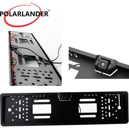 For Europe License Plate Frame HD car rear view camera reverse camera European 16 LED hot sale 120 degree wide angle