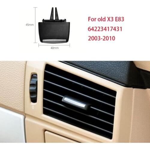 Air conditioning vent toggle piece outlet card clip wind direction plectrum knob For BMW X3 E83 64223417431