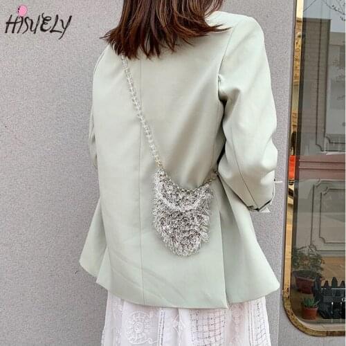 2021 luxury Evening Clutch Bags Beaded Small Purses Womens Wallet Trendy Texture Transparent shoulder Messenger Bag Handmade