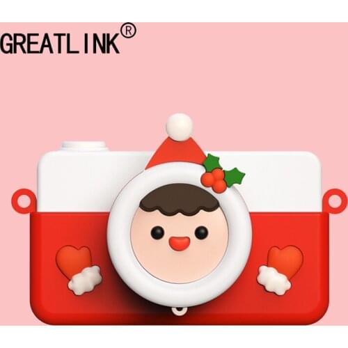 Christmas Limited Edition Children Mini Camera Cute Cartoon Christmas Children Digital Camera For Christmas Gift For Kid
