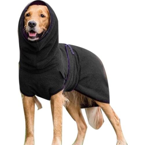S-5XL Universal Pet Dog Thicken Warming Clothing Fleece Velvet Golden Retriever Dogs Thick Warm Coats Clothes Pet Supplies