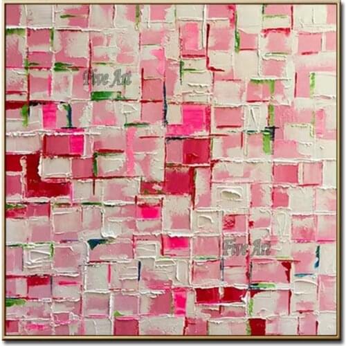 Heavy Textured Abstract Design Acrylic Painting Unframed Cheap Hot Selling Canvas Wall Art Unframed Abstract Artwork Free Ship