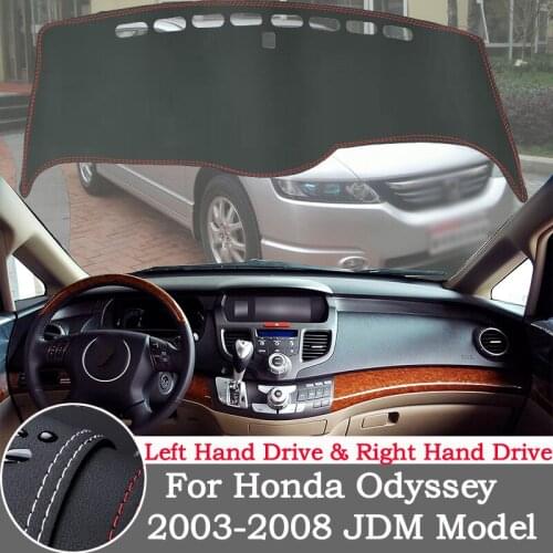 High-quality leather instrument panel protection pad and light-proof pad for Honda Odyssey 2003-2008 JDM Model car accessories