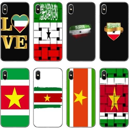 Suriname National flag Accessories Phone Case For Huawei P30 P20 Pro P10 P9 P8 Lite Y5 Y6 Y7 Y9 P Smart Plus 2018 2019