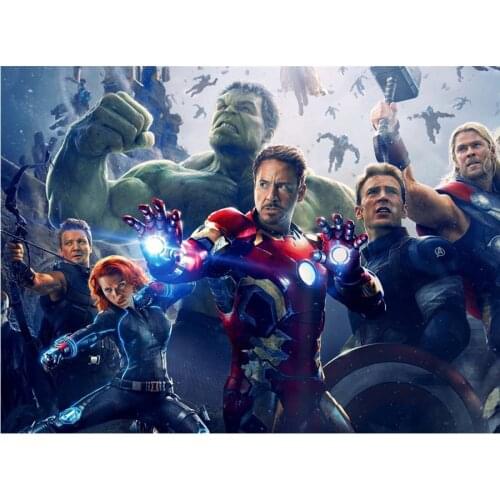 5D Diy High Quality Diamond Painting Cross Stitch Avenger Super Hero Diamond Embroidery Pattern Drill Mosaic Home Decor Gift Art