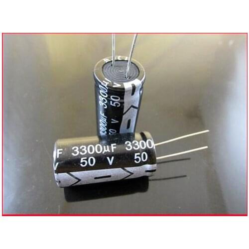 Free Shipping!!! 50V 3300UF / electrolytic capacitors 3300U Volume: 18 * 35 /Electronic Component