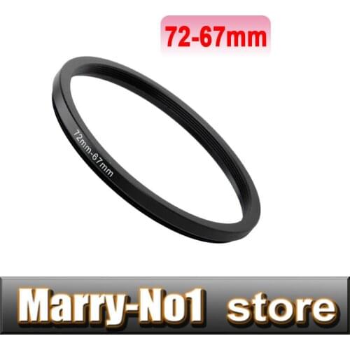 Free shipping Black Step Up Filter Ring Lens Ring 72mm to 67mm 72mm -67mm 72 -67mm