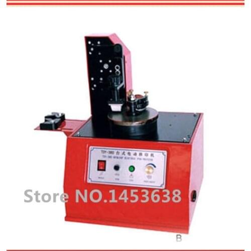 Free shipping TDY-380 Electric Coder Printer Pad printing machine printing expiry date Lot No. on bottles caps label bag machine