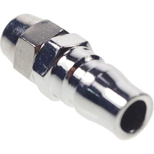 For 8mm OD Zinc Alloy Pipe Hose Air Compressor Hose Quick Coupler Plug Connector Fitting PP-20 Urethane Tube Nylon Tube