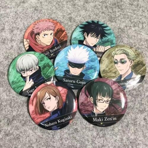 Jujutsu Kaisen Badge Fushiguro Megumi Gojo Satoru Toge Original Japanese anime figure