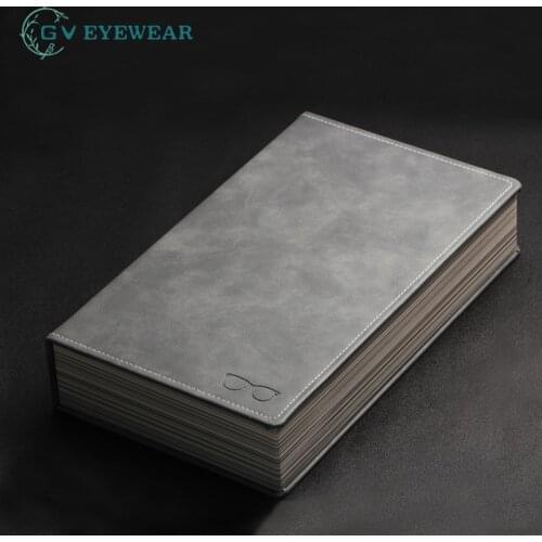 Handmade PU leather 4 compartments 5 compartments myopia glasses sunglasses sunglasses storage box multi-compartment large