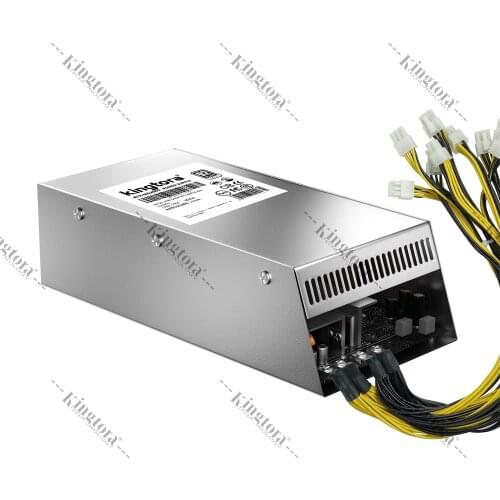Kingtora 2U Single PSU Output Mining Power Supply 2000W Machine Bitcoin Antminer