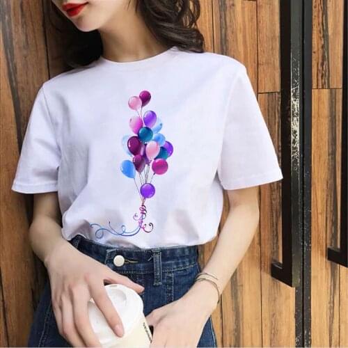 Summer Oversized T Shirt Clothing Crop Top Kawaii Anime Tshirt for Women White T-shirts Plus Size Clothes Manga Clothes Vintage