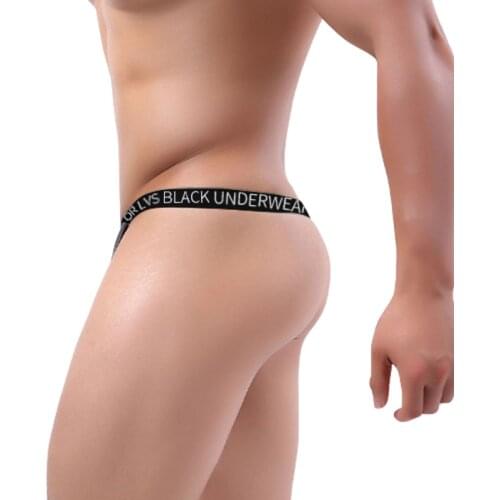 New Mens Sexy Lingerie Thong Man Gay Men Underwear Jockstraps Modal Jockstrap Sissy Bikini Thong Men Low Waist Slip Cueca Tanga