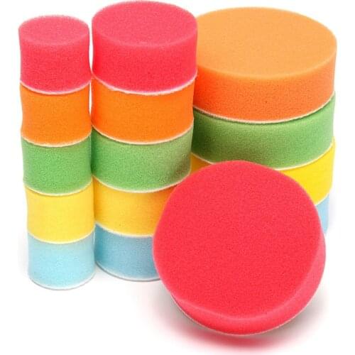 29Pcs Polishing Pad Kit With M14 Thread Back Pad&Adapter Sponge Wool For Polishing Waxing Polishing Kits