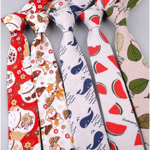 New Cotton Series Leisure Business School Style Bridegrooms Wedding Tie Shirt Mens and Womens Fashion Pattern Box
