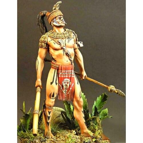 New Unassembled 1/24 75MM Survivor Warrior (WITHOUT BASE ) Resin Figure Unpainted Model Kit