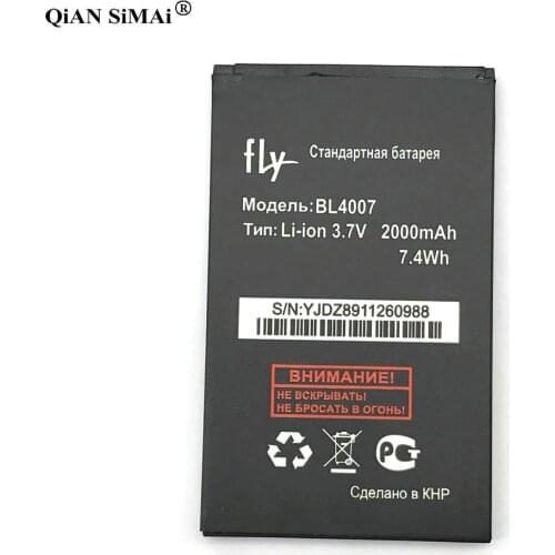 New High Quality BL4007 2000mAh battery For Fly DS123 phone