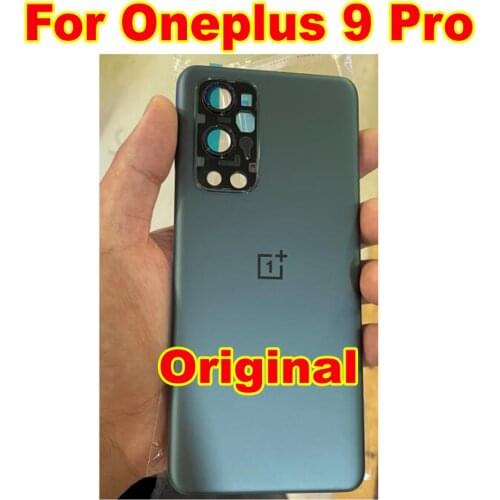 Original Best Housing Door Rear Cover For Oneplus 9 Pro 9Pro Back Battery Case Phone Shell Lid with Camera Frame + Adhesive
