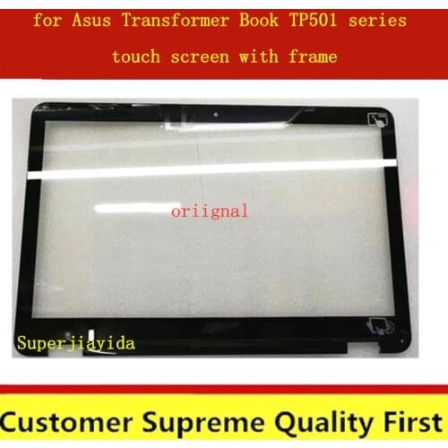 15.6" Touch Screen Digitizer with frame For ASUS VivoBook Flip TP501 TP501U TP501UA TP501UB TP501UQ laptop replace