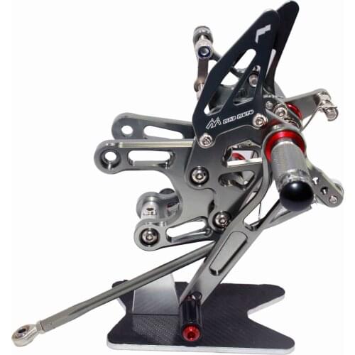 Motorcycle Footrest for Kawasaki zx10r ZX-10R ZX10R 2008 2009 2010 CNC Adjustable Footrests Foot Pegs Rider Rearset Foot Rest
