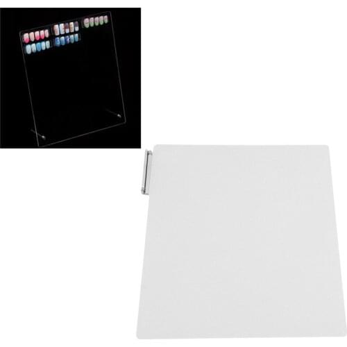 1PC Nail Art False Display Stand Practice Training Tips Holder Board Manicure Nail Art Tool Supplies Including Screw