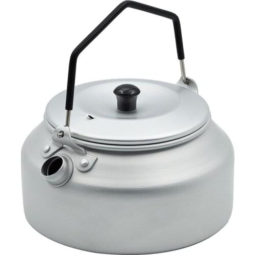 0.9L Outdoor Kettle Camping Picnic Ultra-light Aluminum Kettle Coffee Maker Teapot Outdoor Tableware Kettle