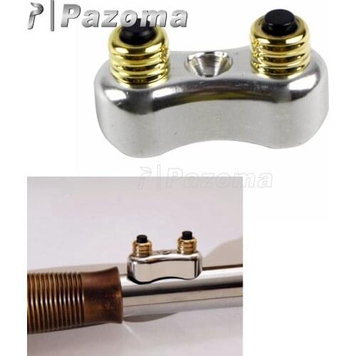 Polish Motorbike 1" or 7/8" Custom Dual Handlebar Push Button Switches Kit for Harley Cafe Racer Old School Bobber Chopper
