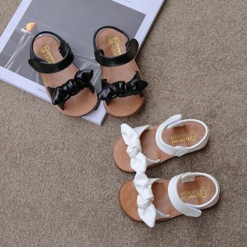2021 New Soft Bottom Casual Non-slip Soft Kid Toddler Baby Shoes Summer Little Childrens Girls Princess Flat Beach Sandal